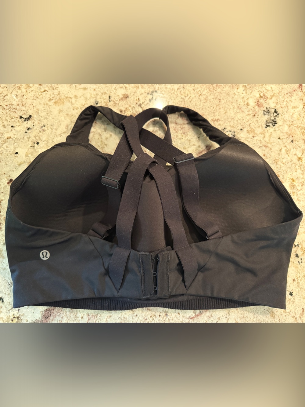 lululemon athletica Black Strappy Sports Bra